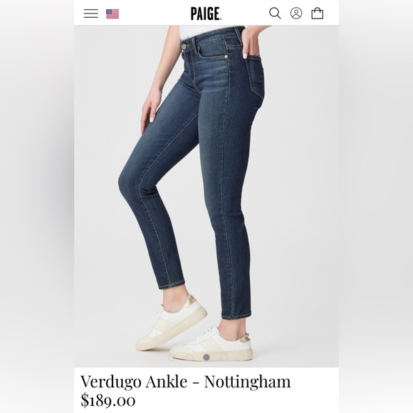 PAIGE Verdugo Ankle Denim Size 27 - Picture 6 of 16